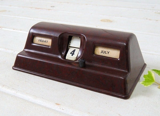 デンマーク製・アンティーク・デスクカレンダー/卓上カレンダー