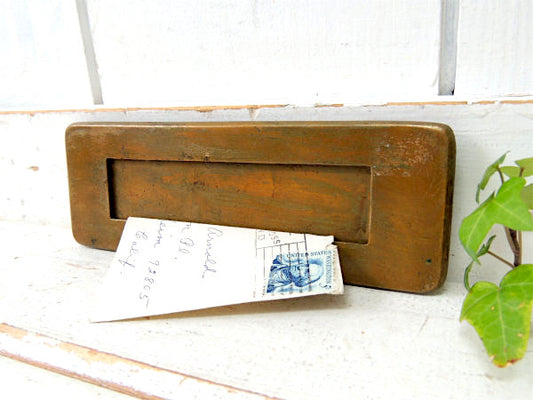 SARGENT 真鍮製 USA アンティーク・レタースロット・郵便受け・インテリア 住宅