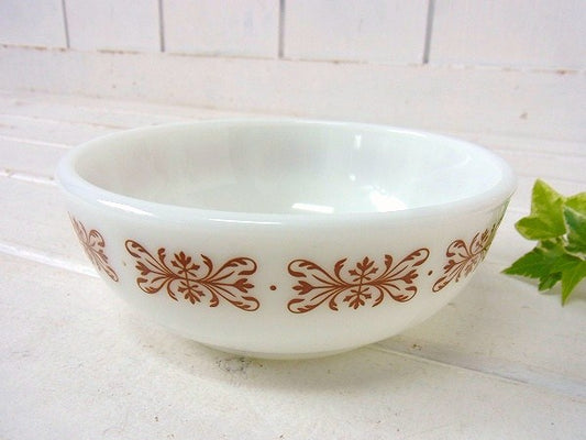 【PYREX】パイレックス・カッパーフィリグリー・シリアルボウル/ヴィンテージ食器 USA