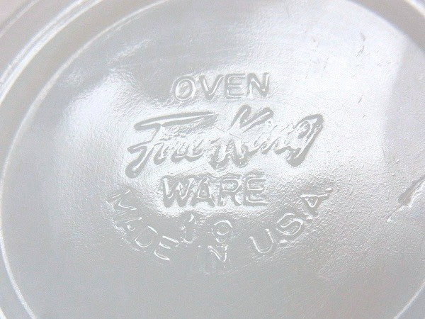 【FireKing】ホワイト・チリボウル/シリアルボウル/ヴィンテージ食器 USA