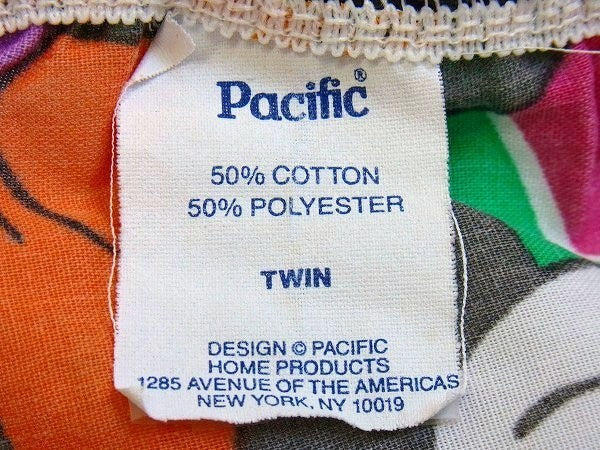 【ミッキー&ミニー】ローラースケート柄・ヴィンテージ・ユーズドシーツ(ボックスタイプ) USA