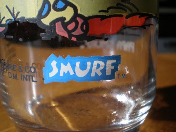 スマーフ・グラス‘PAPA SMAREF’