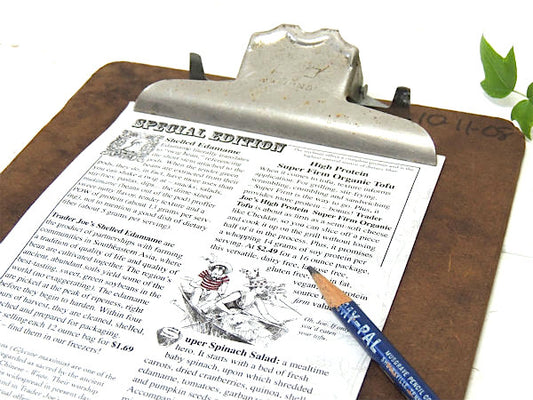 【National】ロングタイプ・ヴィンテージ・クリップボード・バインダー/USA