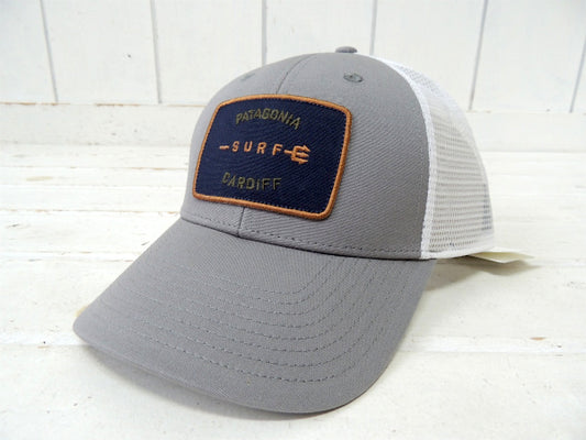 【パタゴニア・SURF CARDIFF】限定・ラジャーザットハット&ステッカー1枚/グレー
