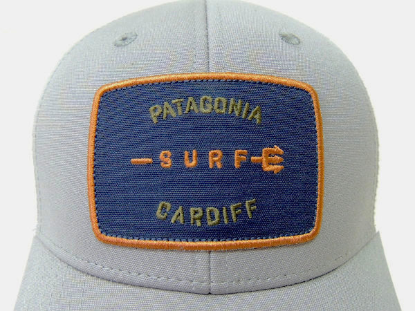 【パタゴニア・SURF CARDIFF】限定・ラジャーザットハット&ステッカー1枚/グレー