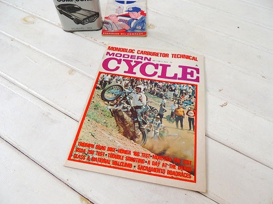 【MODERN CYCLE/1966】ビンテージ・オートバイ雑誌・USA