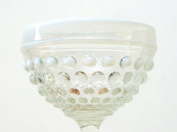 【アンカーホッキング】ホブネイル・水玉・ガラス製・ヴィンテージ・40'sシャーベットグラス・食器②