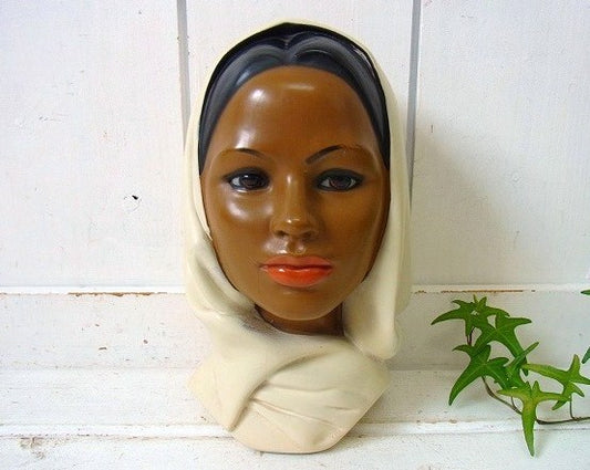 【Marwal/マーワル社】フラヘッド・ヴィンテージ・人形・バストヘッド/ドール/BUST HEAD