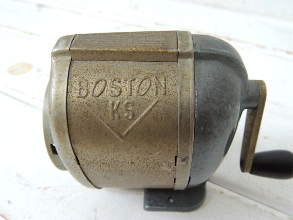 【BOSTON KS】ボストン・工業系・アンティーク・ペンシルシャープナー/鉛筆削り