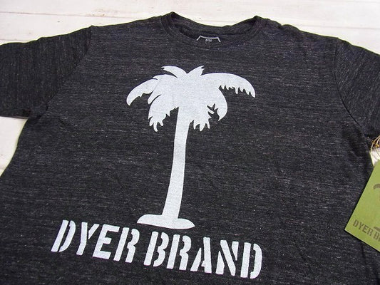 【DYER BRAND】ダイアーブランド・Palm・Tシャツ&ステッカー1枚付き/S/ブラック