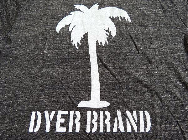 【DYER BRAND】ダイアーブランド・Palm・Tシャツ&ステッカー1枚付き/S/ブラック