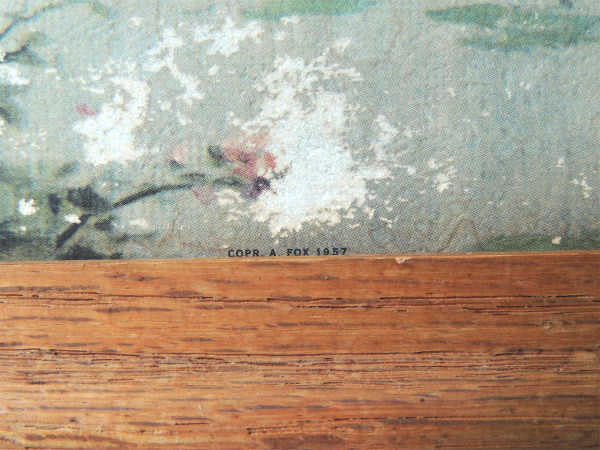 【風景画・額縁】USA・ヴィンテージ・木製フレーム・壁飾り・アートフレーム・インテリア