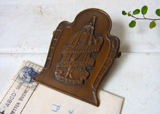 真鍮製 アンティーク・ノベルティ・OLDクリップ USA