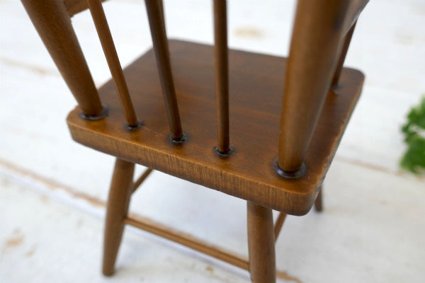 木製 ヴィンテージ ドールチェア アームチェア 人形 イス ドールハウス TOY おもちゃ USA②ミニチュア