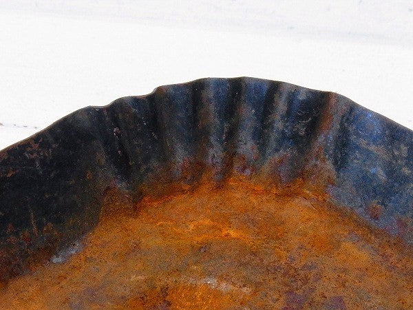 メタル製 ジャンク ヴィンテージ・ダストパン・ちりとり・USA・ガーデニング