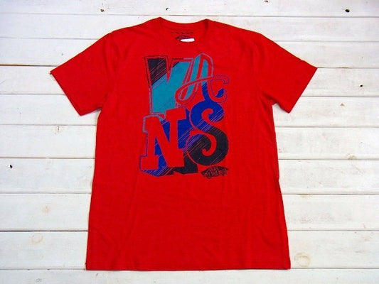【VANS】バンズ・カスタムフィット・Tシャツ・S(レッド)