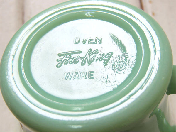 【ファイヤーキング】Fire King・50's・ジェダイ・Dハンドル・マグカップ・食器