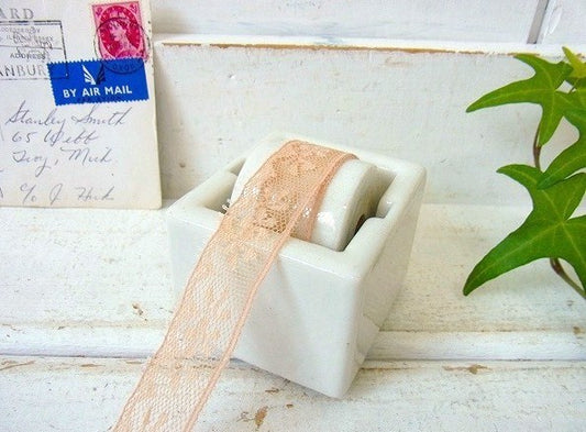 【SENGBUSCH】白色の陶器製・アンティーク・スタンプモイスチャー/切手ぬらし(S) USA