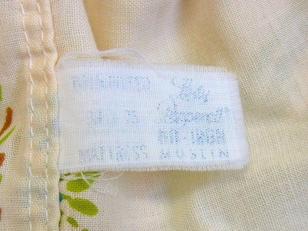 花柄・ヴィンテージ・ユーズドシーツ(ボックスタイプ) USA