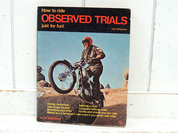 OBSERVED TRIALS 1973' トライアル アメリカ ヴィンテージ バイク マガジン雑誌 モトクロス オートバイ USA