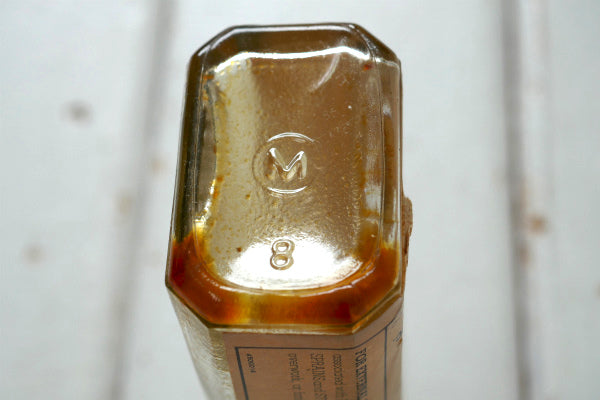SLOANS LINIMENT・透明・50's ヴィンテージ ガラスボトル 薬瓶 ガラス瓶 USA