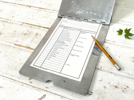 インダストリアル Faultless Line USA ビンテージ クリップボード バインダー