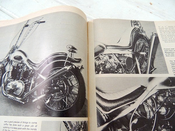 【1970/chopper/ナックル/パンヘッド】ビンテージ・オートバイ雑誌・US・ハーレー