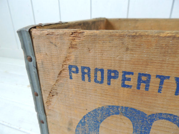 【MPA】カリフォルニア・ミルク会社・ヴィンテージ・ウッドボックス/木箱・アドバタイジング