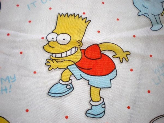 【シンプソンズ】ヴィンテージ・ユーズドシーツ(フラット) USA