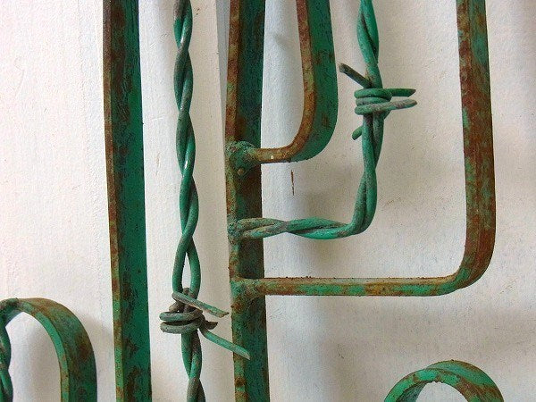 サボテン型・アイアン製・ヴィンテージ・壁飾り/ウォールデコ USA