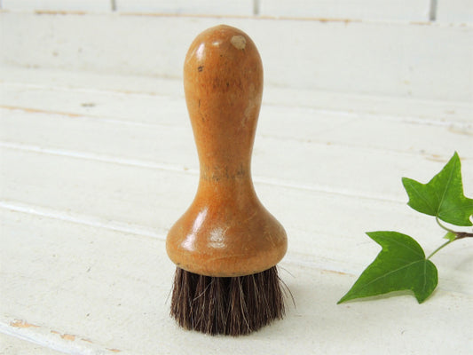 【BARBER】USA・木製・ヴィンテージ・シェービングブラシ/髭ブラシ