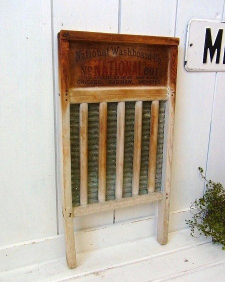 【ナショナル】ヴィンテージ・ウォッシュボード/洗濯板 USA
