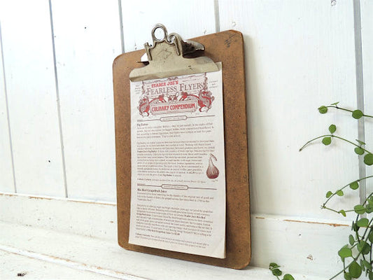 ヴィンテージ・クリップボード・バインダー・ステーショナリー・文房具・オフィス