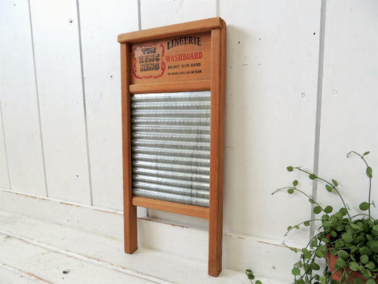 【National】木製×ブリキ製・ヴィンテージ・ウォッシュボード/洗濯板 USA