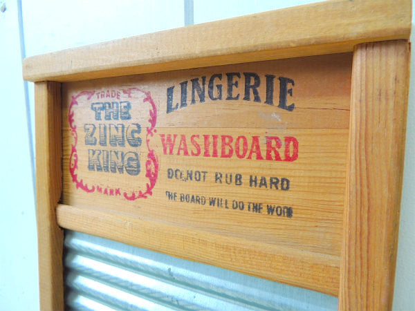 【National】木製×ブリキ製・ヴィンテージ・ウォッシュボード/洗濯板 USA