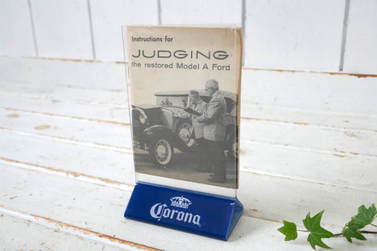 Corona コロナビール アドバタイジング 卓上 メニュースタンド クリア ビール Bar カフェ