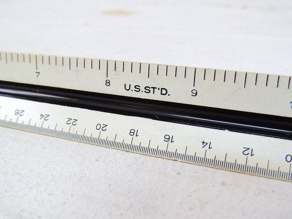 【ALVIN】アルバン・ドイツ製・ヴィンテージ・三角スケール/縮尺定規/製図用品