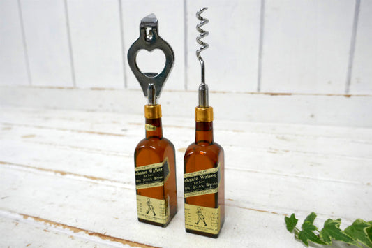 ジョニーウォーカー スコッチウィスキー 70's ヴィンテージ ボトルオープナー&コルクスクリュー