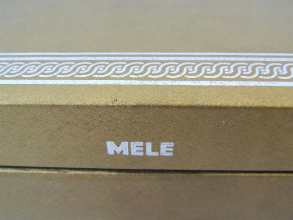 Mele ゴールド色・ヴィンテージ・ジュエリーボックス ジュエリーケース 宝石箱 USA