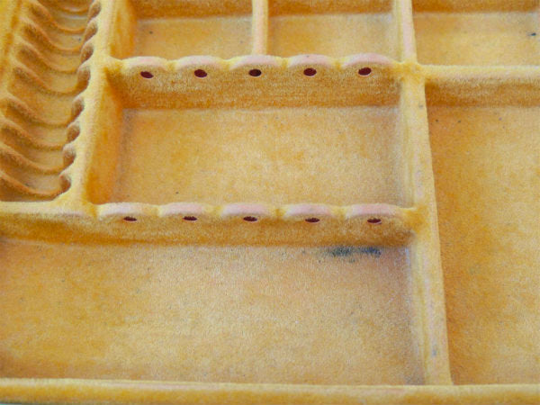 Mele ゴールド色・ヴィンテージ・ジュエリーボックス ジュエリーケース 宝石箱 USA