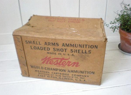 【Western Cartridge Co】小銃弾薬・ビンテージ・紙箱・パッケージ USA