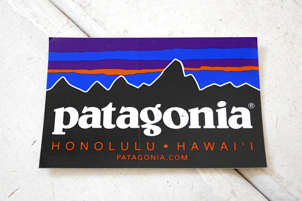patagonia・パタゴニア ハワイ・ホノルル 限定・非売品・ステッカー・サーフィン