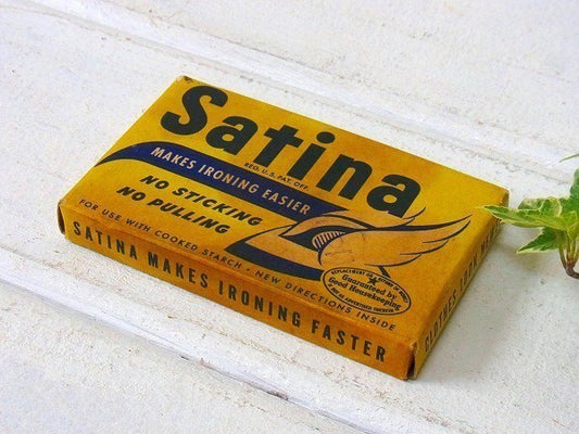 【Satina】洗濯糊・小さなアンティーク・紙箱/パッケージ USA