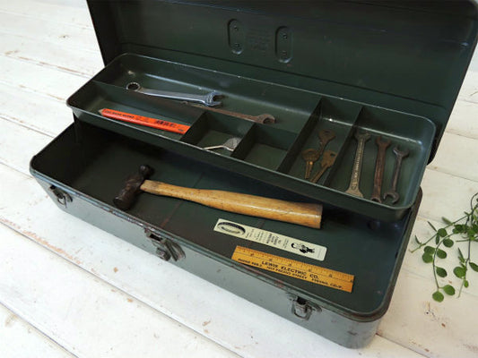 【UNION STEEL CHEST】2段式・ヴィンテージ・ツールボックス・工具箱・ツールケース