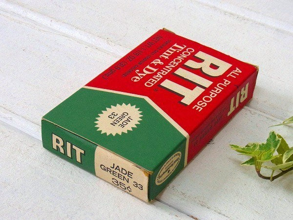 【RIT】染め粉のカラフルなアンティーク・紙箱/パッケージ　USA