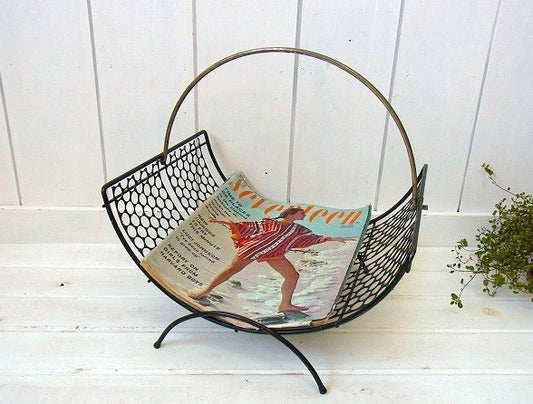 ヴィンテージ・マガジンラック/マガジンスタンド USA