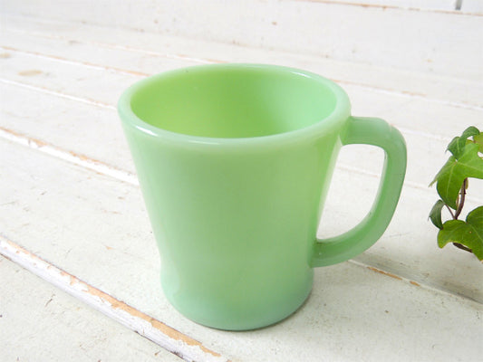 【Fire King】ファイヤーキング・ジェダイ・50's・Dハンドル・マグカップ/食器