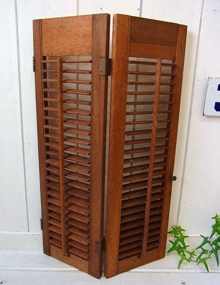 木製・アンティーク・ルーバー/ヴォレー/シャッター/建具 USA