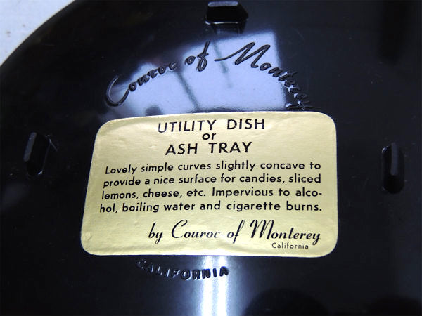 1960's・COUROC カリフォルニア・ミッドセンチュリー・脚付き・ヴィンテージ・トレイ・灰皿