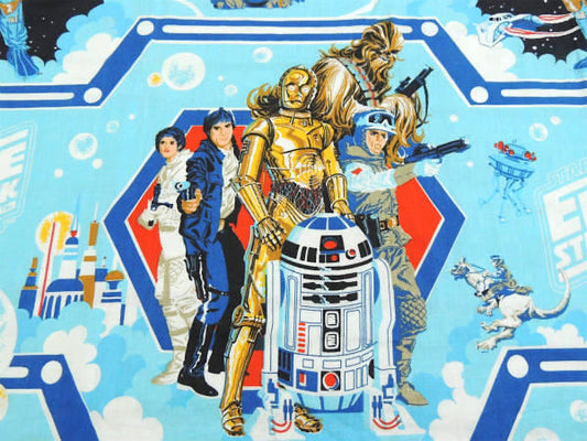 【スターウォーズ・エピソード5】帝国の逆襲・70'sヴィンテージ・ユーズドシーツ(フラットタイプ)
